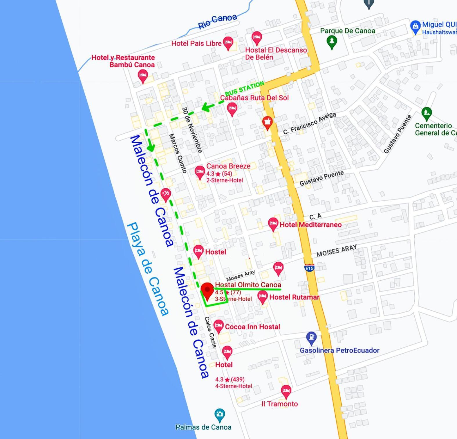 Hostal Olmito Canoa Luaran gambar